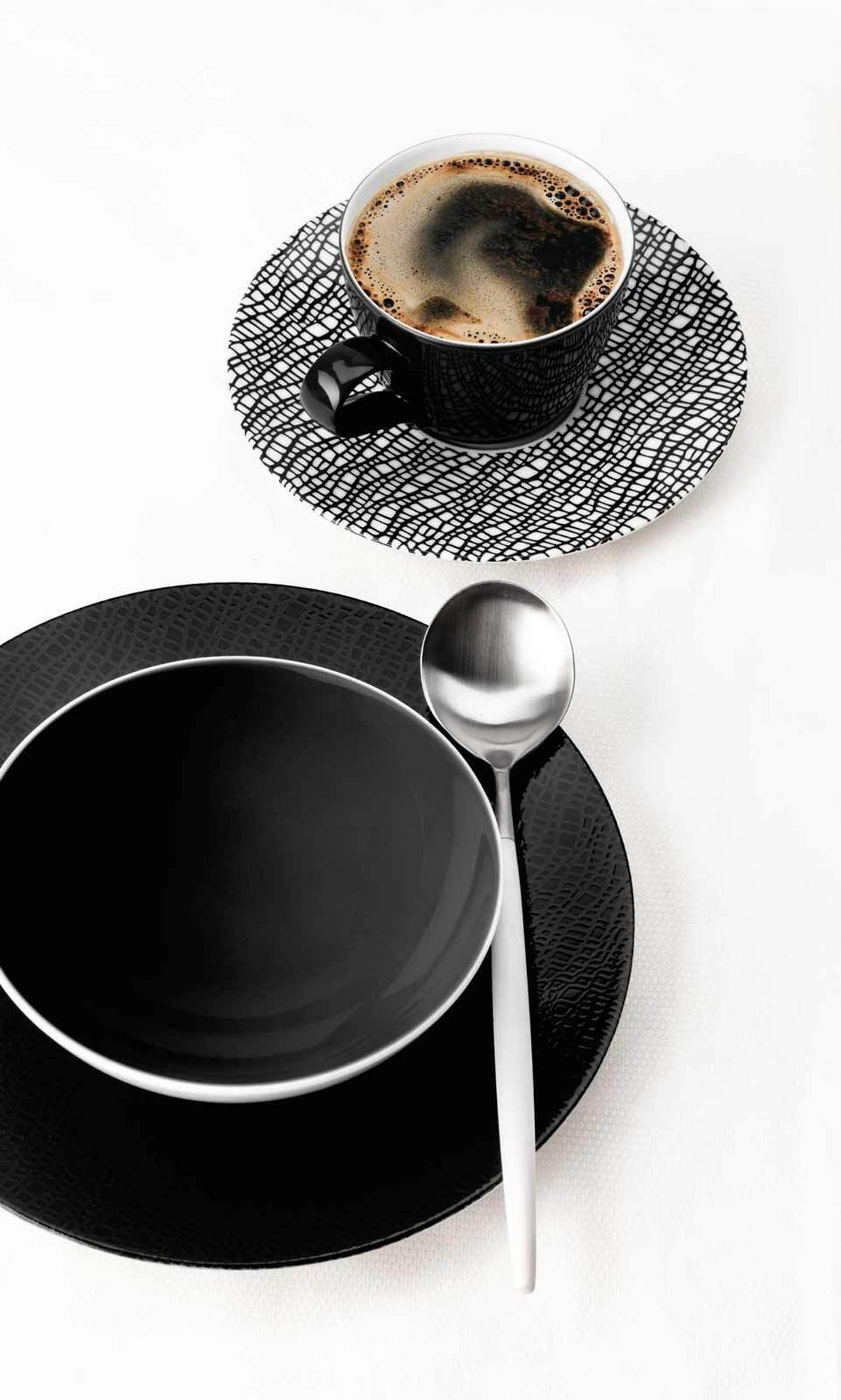 BASIC-SET Life Fashion Glamorous Black 6-tlg. - Schwarz, Keramik (2/2/2cm) - Seltmann Weiden