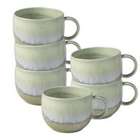 KAFFEETASSEN Perlemor Alga grün 190 ml 6er Set - Grün, Keramik (0.19L) - like.Villeroy & Boch