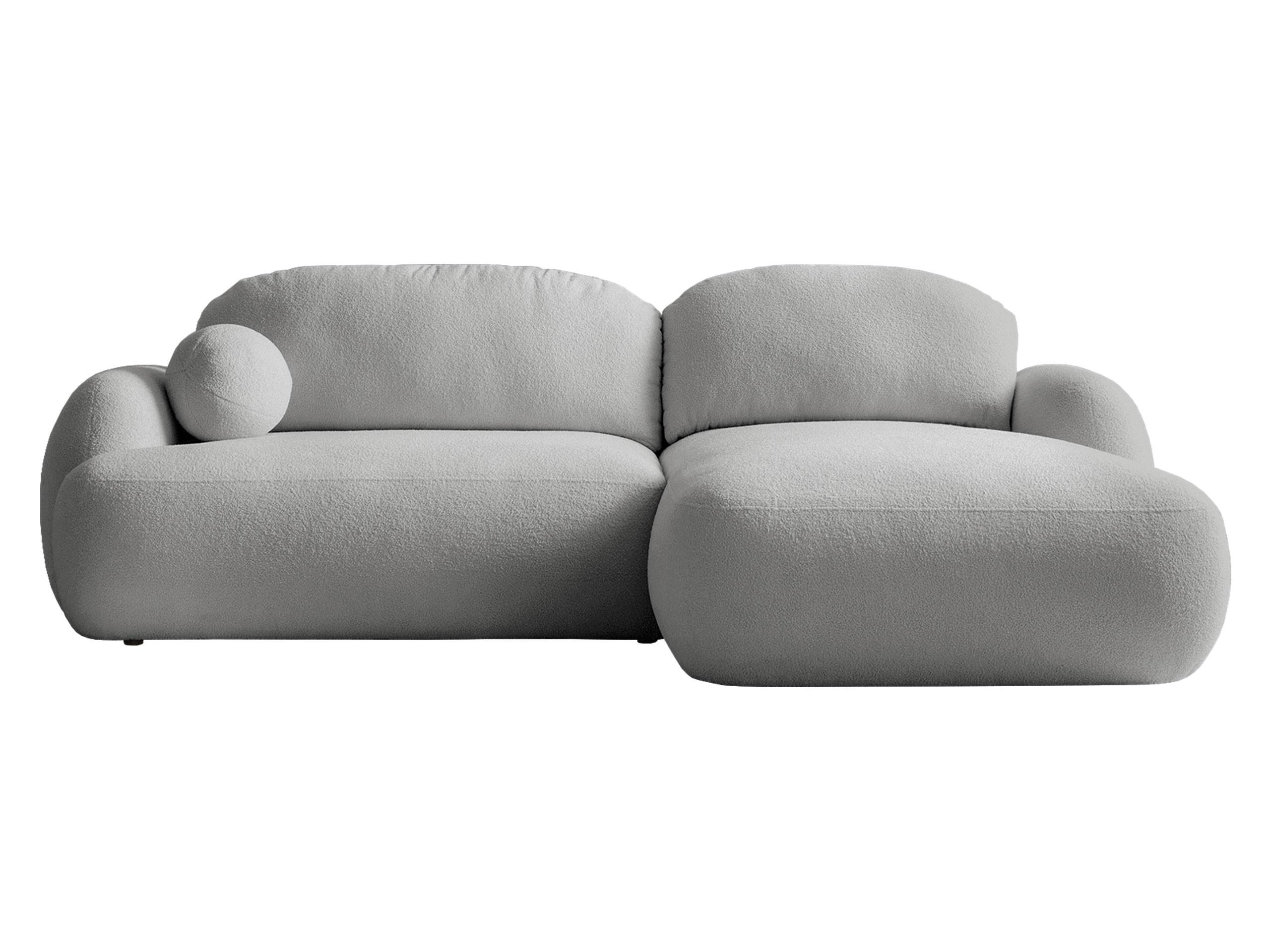 ECKSOFA Mayo, Seite: Rechts - Hellgrau/Schwarz, Holz/Kunststoff (275/175cm) - MIRJAN24
