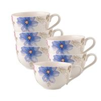 FRÜHSTÜCKSTASSEN Mariefleur Gris Basic bunt 290 ml 6er Set - Multicolor, Keramik (0.29L) - Villeroy & Boch