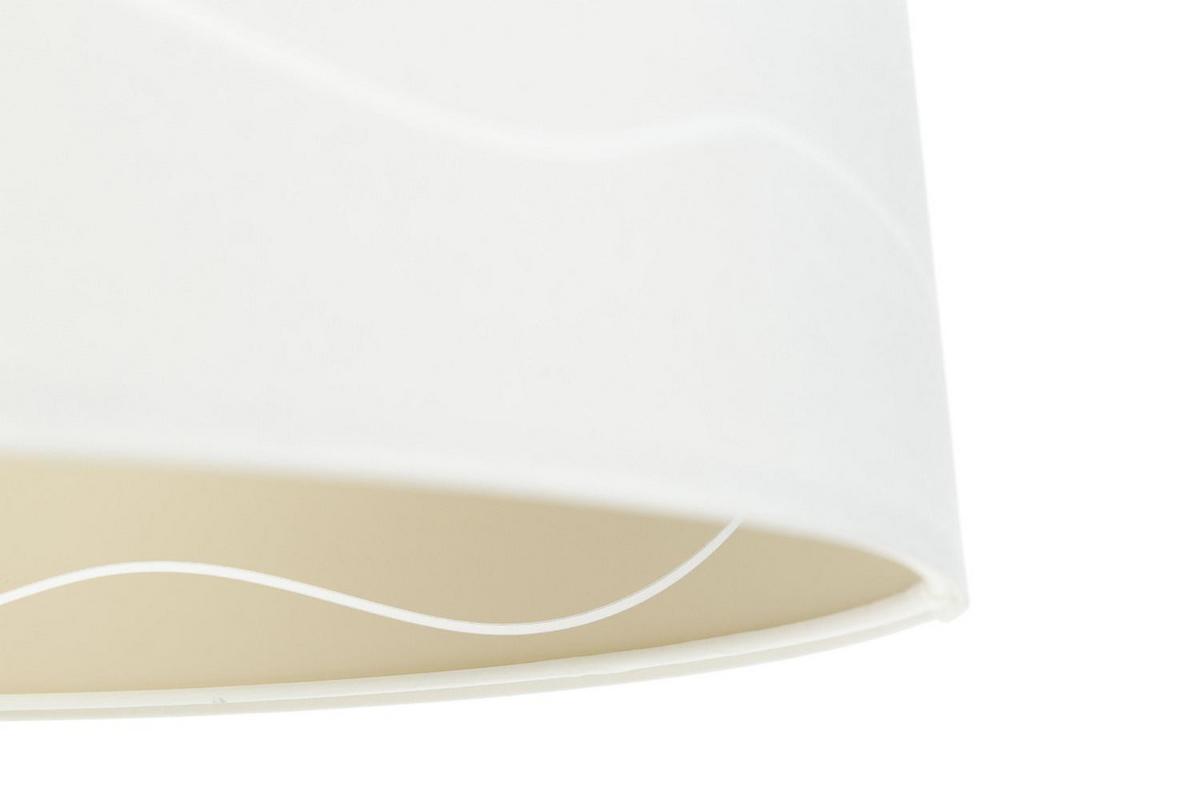 HÄNGELEUCHTE Weiß 70/100 cm - Beige/Weiß, Kunststoff (30/1.2/100cm) - ONZENO