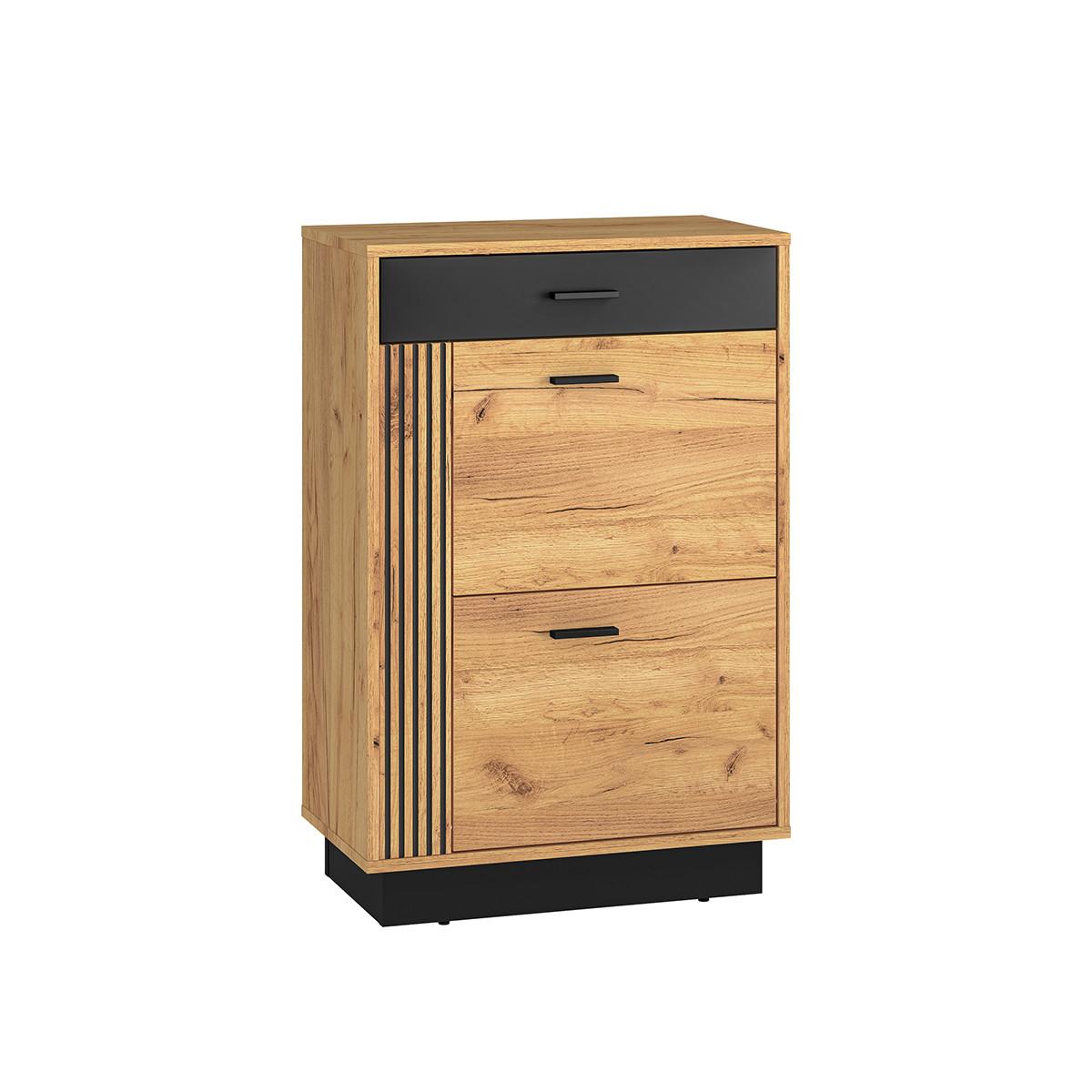 SCHUHMÖBEL Nilo Holz - Braun, Holzwerkstoff (60/91/34cm) - Petits-meubles