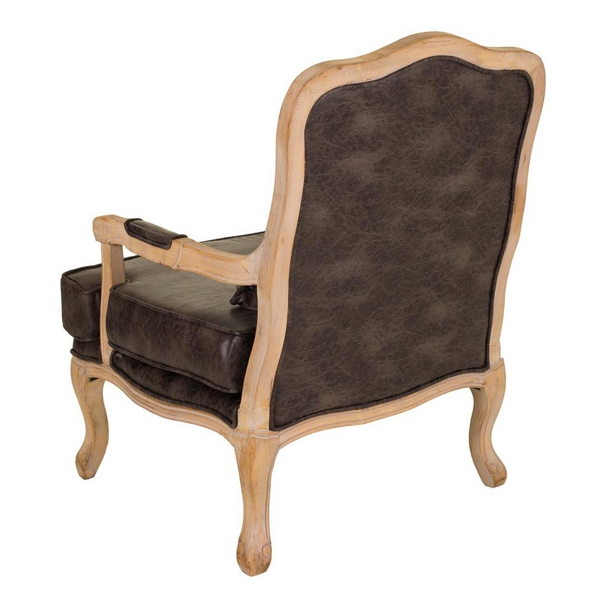 SESSEL aus Holz 64x72x92 cm - Braun, Holz (64/92/72cm) - Wanderlust