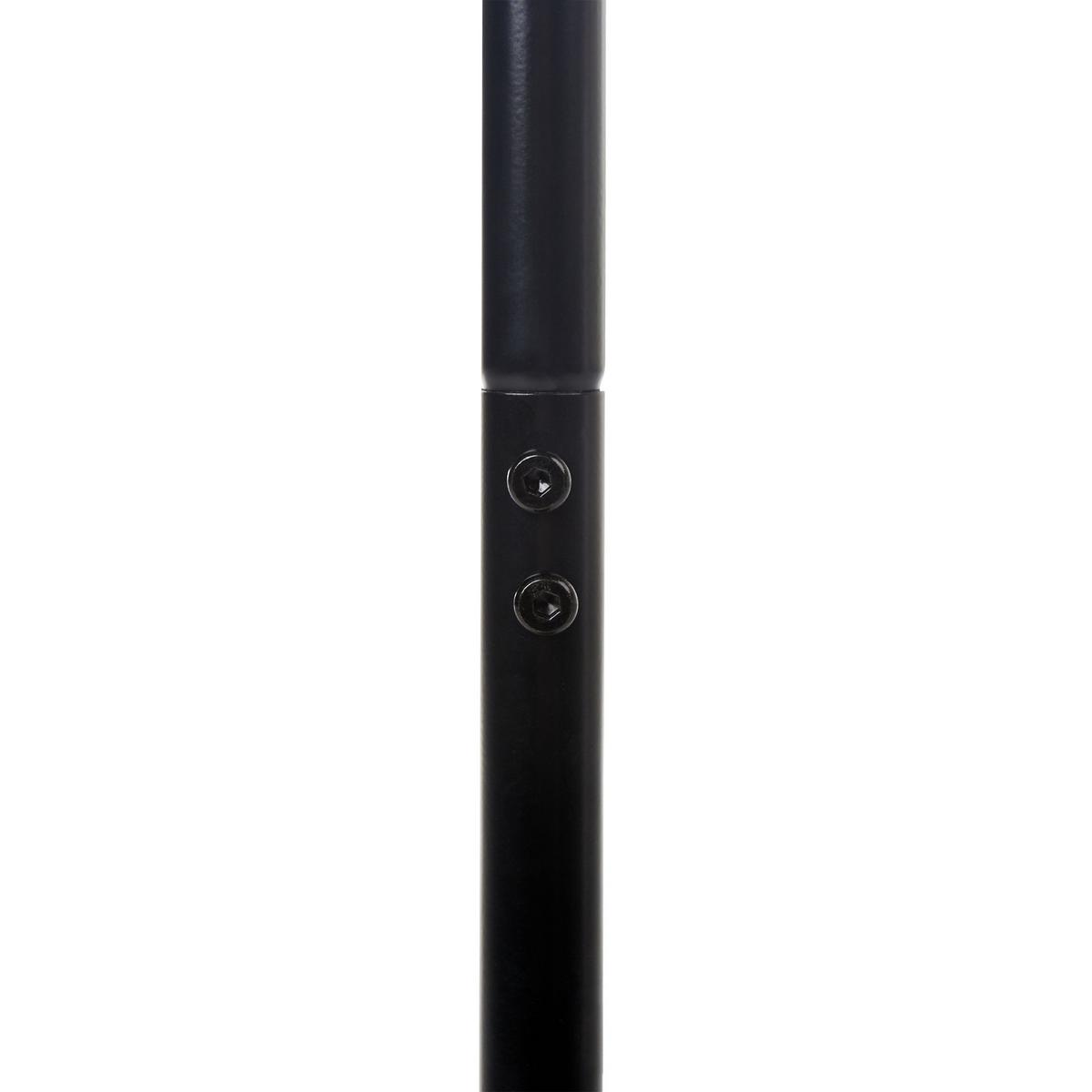 GARDEROBENSTÄNDER Schwarz Flagler - Schwarz, Metall (32/170/32cm) - Beliani