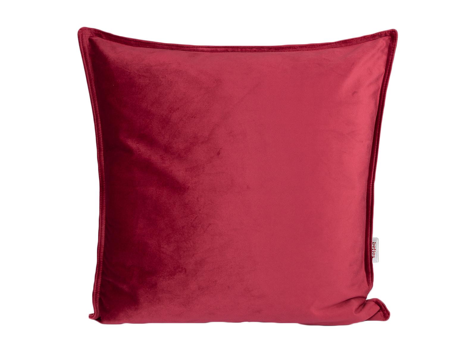 KISSENHÜLLE Samt&Sonders karmin-rot 40/40 cm - Rot, Textil (40/40cm) - beties Heimtextil