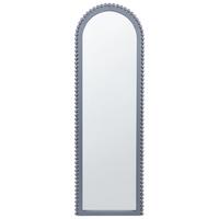 WANDSPIEGEL 53/165 cm Grau Barenton - Dunkelgrau, Holz (53/165/3cm) - Beliani