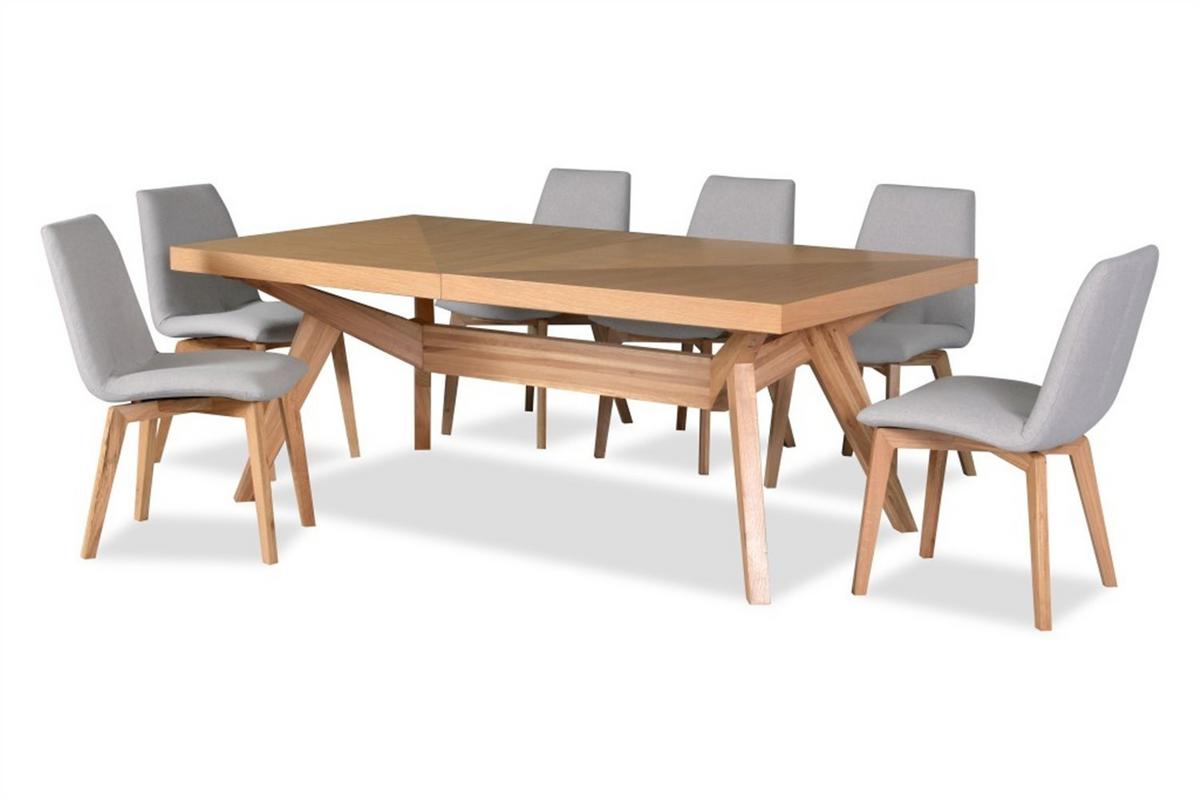 ESSTISCH VERSO Ausziehbar 200 - 300 / 100 x 76 cm - Eichefarben, Holz (200/100/76cm) - MASSENO