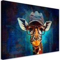KUNSTDRUCK Blau 100/70 cm - Blau, Textil (100/70cm) - KUNSTLOFT