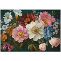 FOTOTAPETE Bulumen Vintage Wohnzimmer Vlies Tapete 250x175 - Multicolor, Papier (250/175cm) - Wallarena