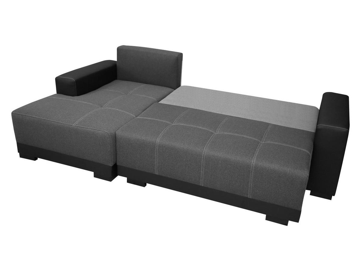 ECKSOFA Dallas, Seite: Rechts - Beige/Schwarz, Holz/Textil (240/140cm) - MIRJAN24