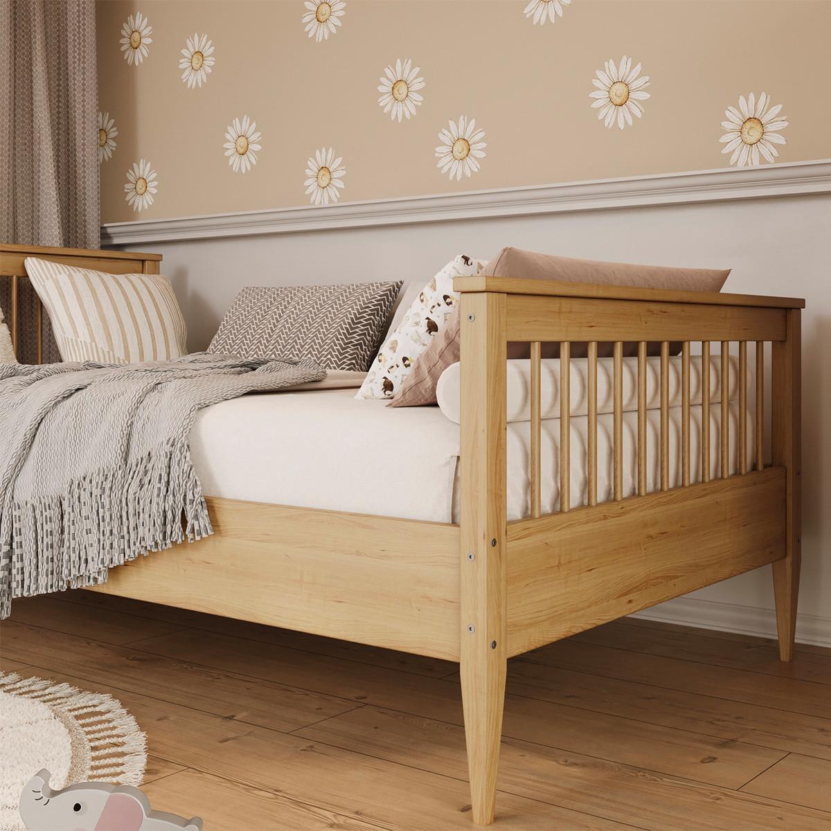 BETT 90/200 Emilia Holz - Braun, Holz (90/200cm) - Petits-meubles