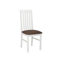 STUHL Nilo I, Holzfarbe: Weiß - Weiß/Braun, Holz (43/96/48cm) - MIRJAN24
