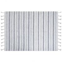 OUTDOOR-TEPPICH Bademli 200/140 cm - Weiß, Kunststoff (140/200cm) - Beliani