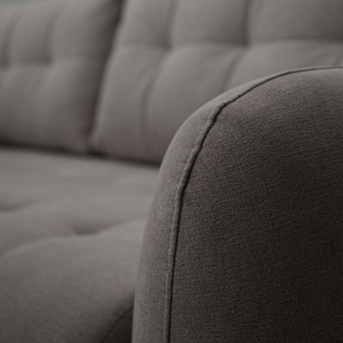 SOFA OMEGA Zweisitzer mit Schlaffunktion, Rosa 21 - Braun, Textil (252/92/105cm) - Lookway