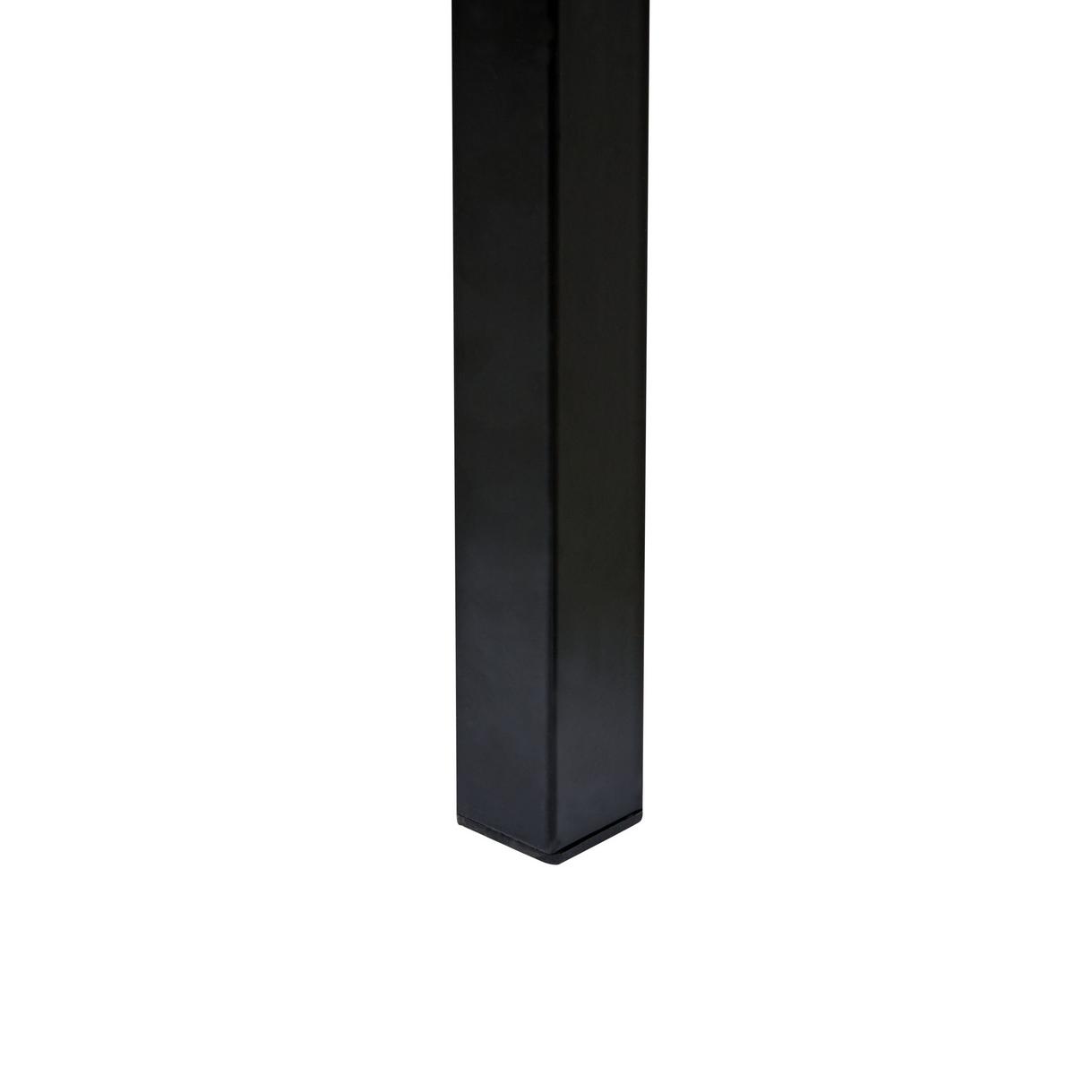 BETT mit Lattenrost 180/200 cm Hellbraun Avanton - Hellbraun/Schwarz, Metall (180/200cm) - Beliani