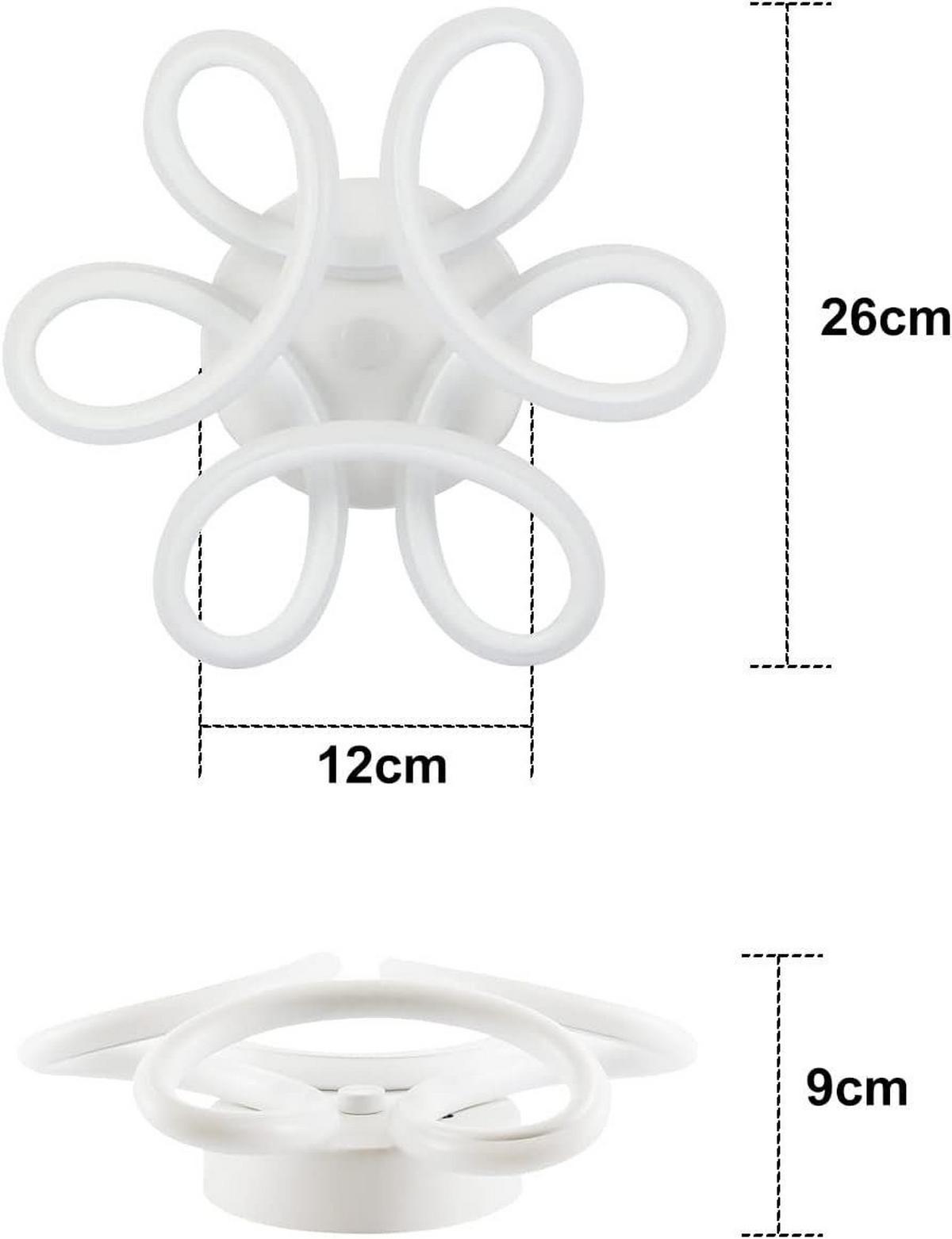 LED-DECKENLEUCHTE Naxis 26/26/9 cm - Weiß, Metall (26/26/9cm) - Nettlife