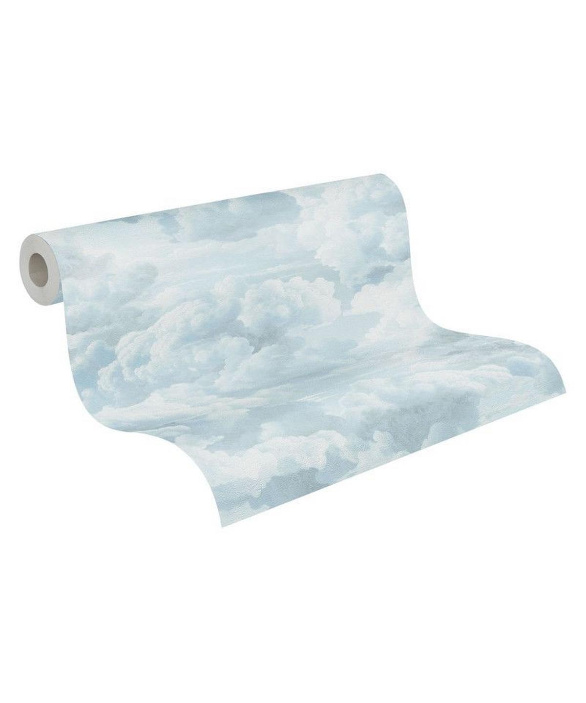 VLIESTAPETE Blau 53/1005 cm - Blau, Textil (53/1cm) - KUNSTLOFT