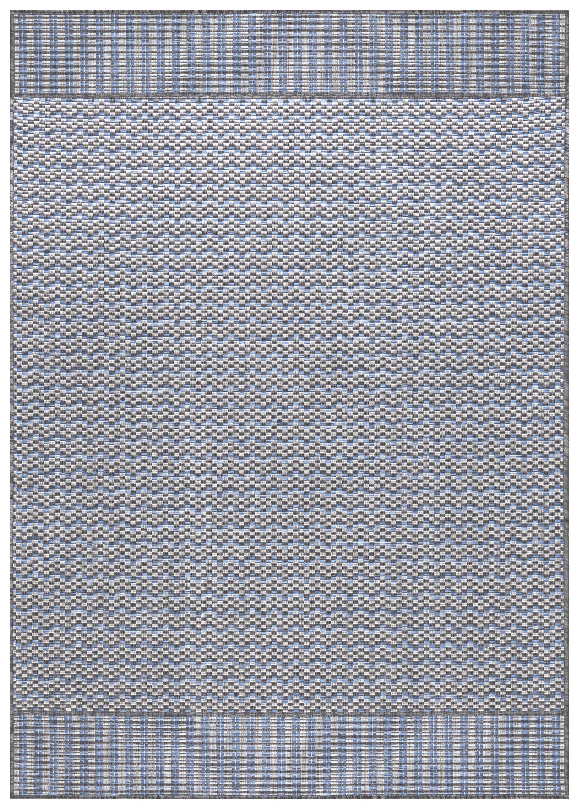 TEPPICH Outdoor SARNTAL in Grau, im Vintage-Stil, 120 x 170 cm - Grau, Textil (120/170cm) - KADIMA DESIGN