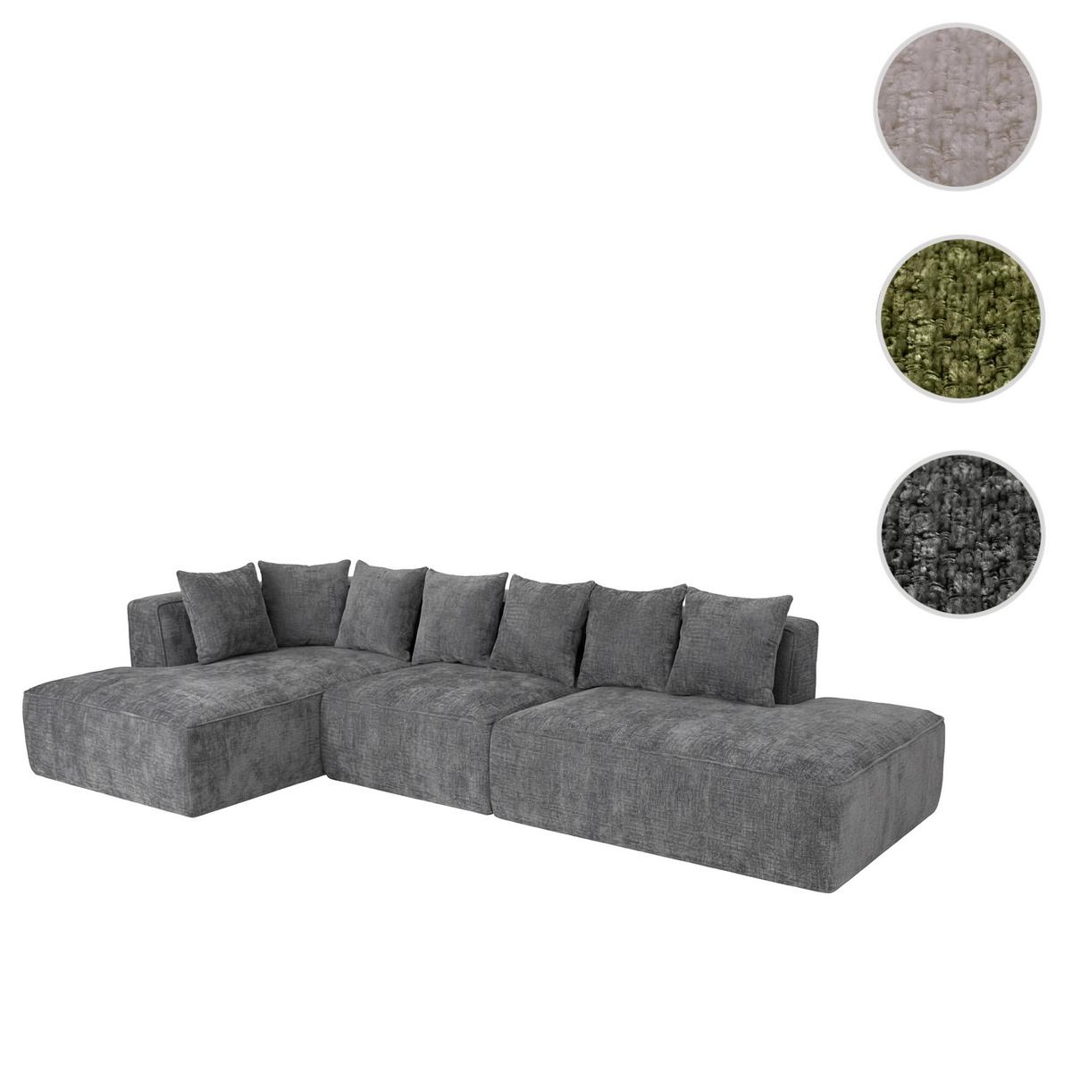 SOFA-GARNITUR Dunkelgrau - Dunkelgrau, Textil (310/60/150cm) - MCW