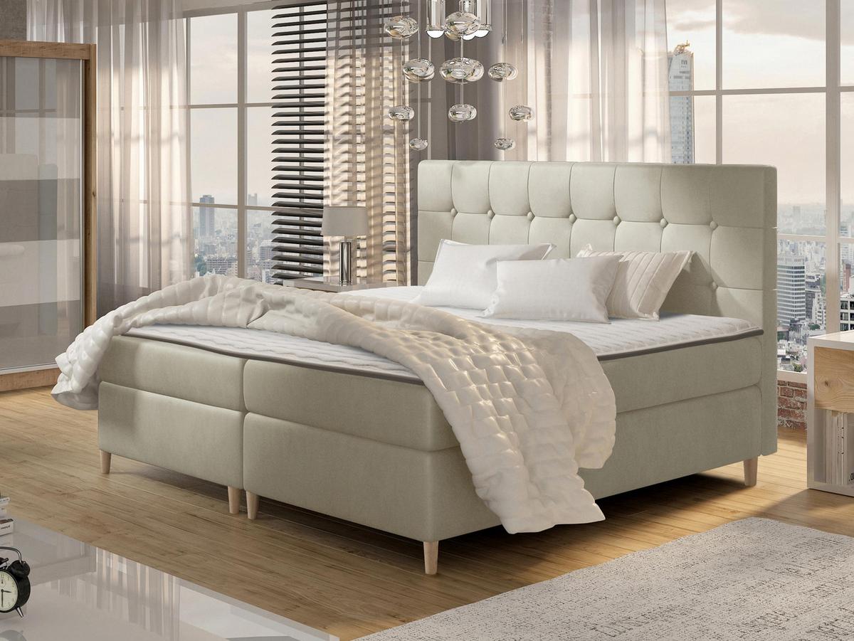 BOXBETT Avanti - H3 - Naturfarben, Holz/Textil (160/200cm) - MIRJAN24