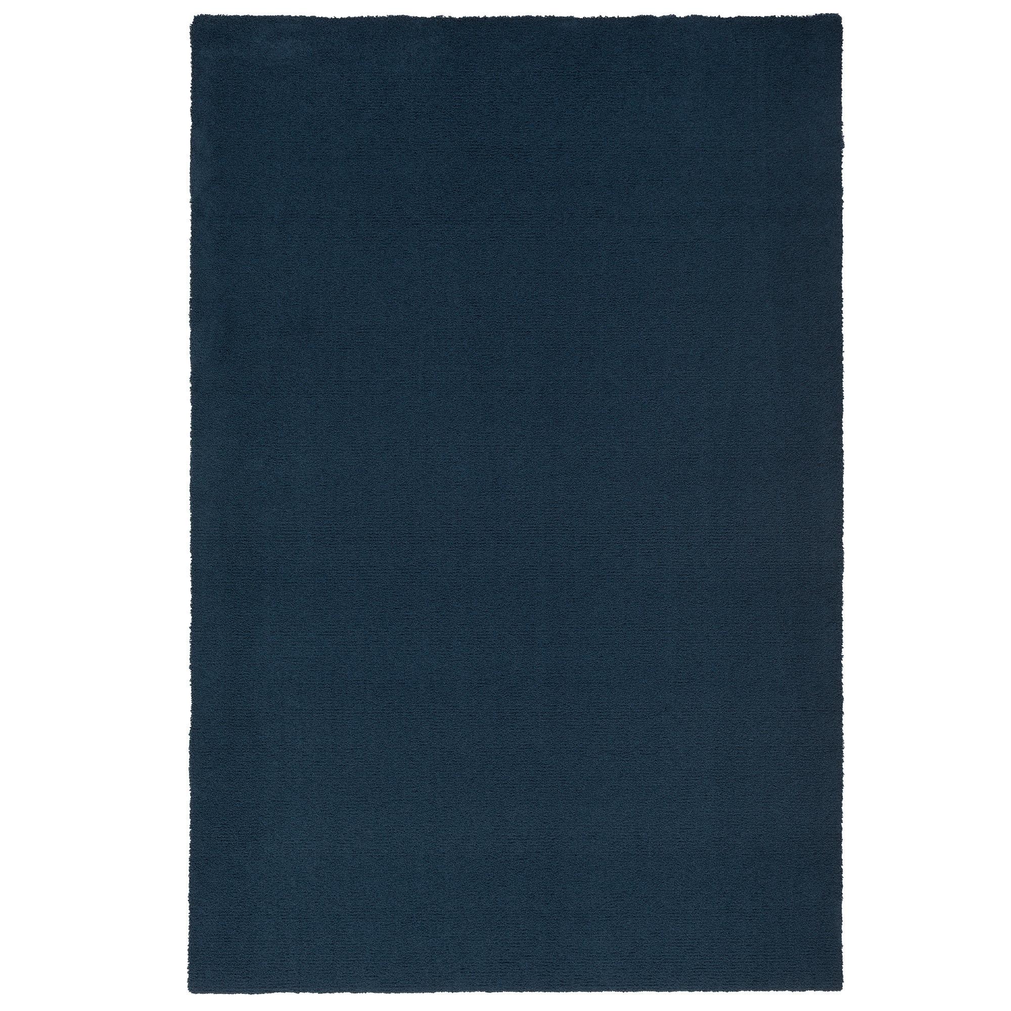 LUXUS HOCHFLOR SHAGGY TEPPICH VELVET - Dunkelblau, Textil (80/240cm) - Snapstyle