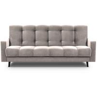 3-SITZER Schlafsofa Nancy Bis beige - Beige, Holz/Textil (220/89/93cm) - Beautysofa