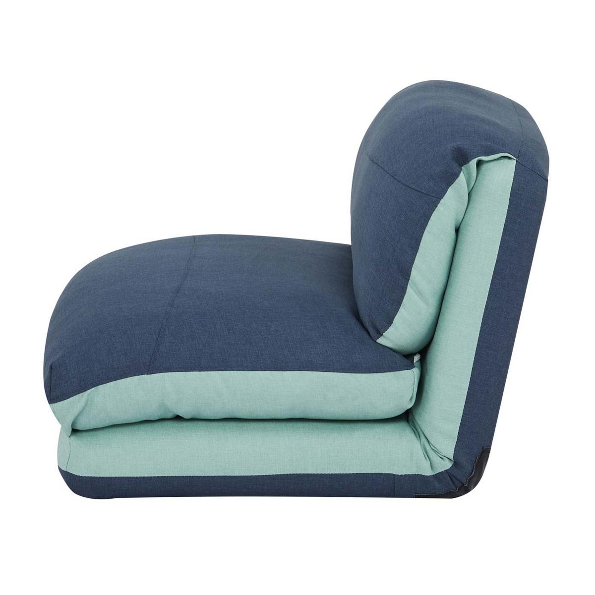 SCHLAFSESSEL Hellblau, Blau - Blau/Hellblau, Textil (75/60/75cm) - MCW