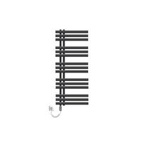 BADHEIZKÖRPER elektrisch Iron EM 500x1200 mm Anthrazit mit Heizstab 900W - Anthrazit, Metall (50/120/3cm) - LuxeBath