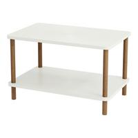 COUCHTISCH Jelling 70/44/43 - Weiß, Holzwerkstoff (44/70/43cm) - [en.casa]