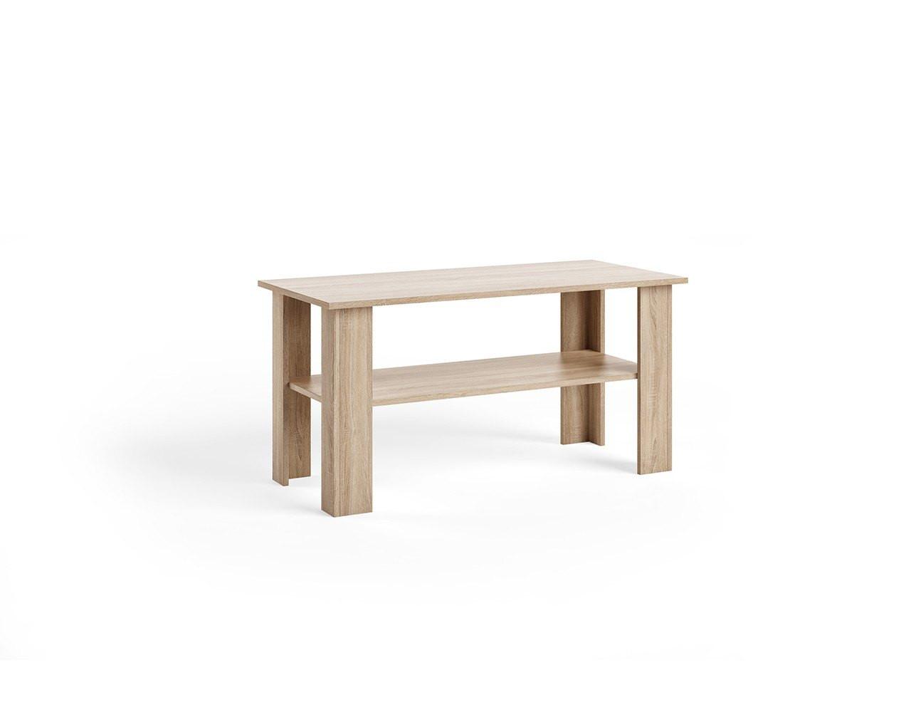 COUCHTISCH ALBANO 100 cm Sonoma Eiche - Sonoma Eiche, Holzwerkstoff (55/100/58cm) - MASSENO
