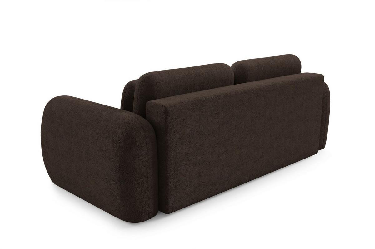 SCHLAFSOFA Caria - Braun, Holzwerkstoff/Textil (266/95/110cm) - Fun Möbel