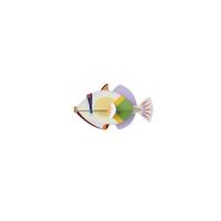 WANDSKULPTUR Bunt 4,5/9 cm - Multicolor, Wellpappe (4.5/9/15cm) - Studio Roof