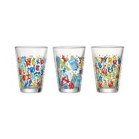 KINDERGLÄSER Dino bunt 200 ml 3-tlg. - Multicolor, Glas (0.2L) - Ritzenhoff Breker