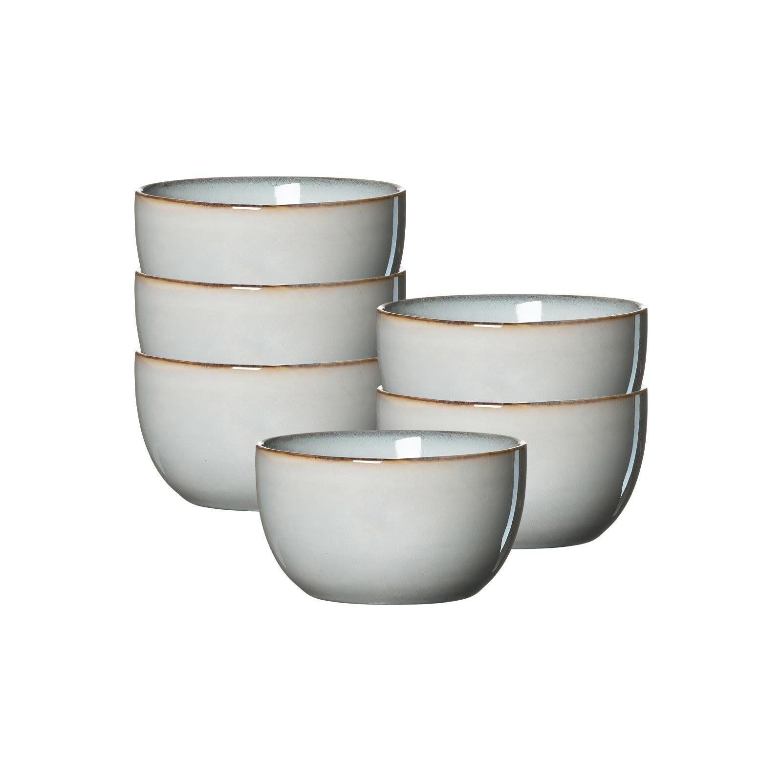 MÜSLISCHALEN Alicante Grau ø 13,5 cm 6er Set - Grau, Keramik (13.5cm) - Ritzenhoff Breker