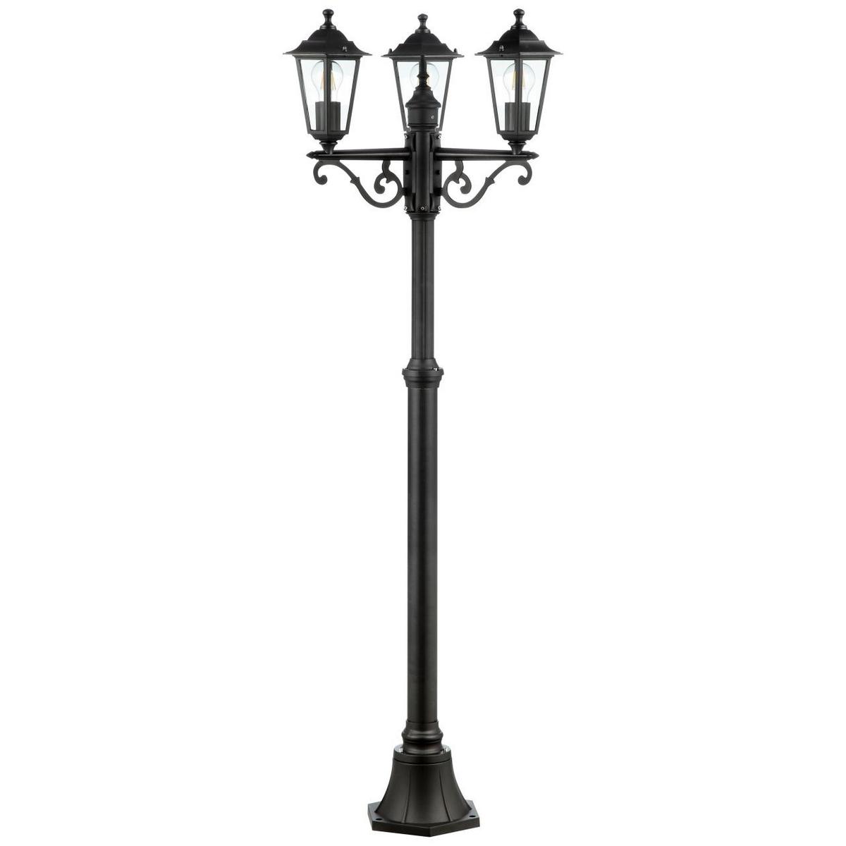 AUSSENSTANDLEUCHTE Carleen 90990A06 - Schwarz, Metall (60/60/195.5cm) - Brilliant