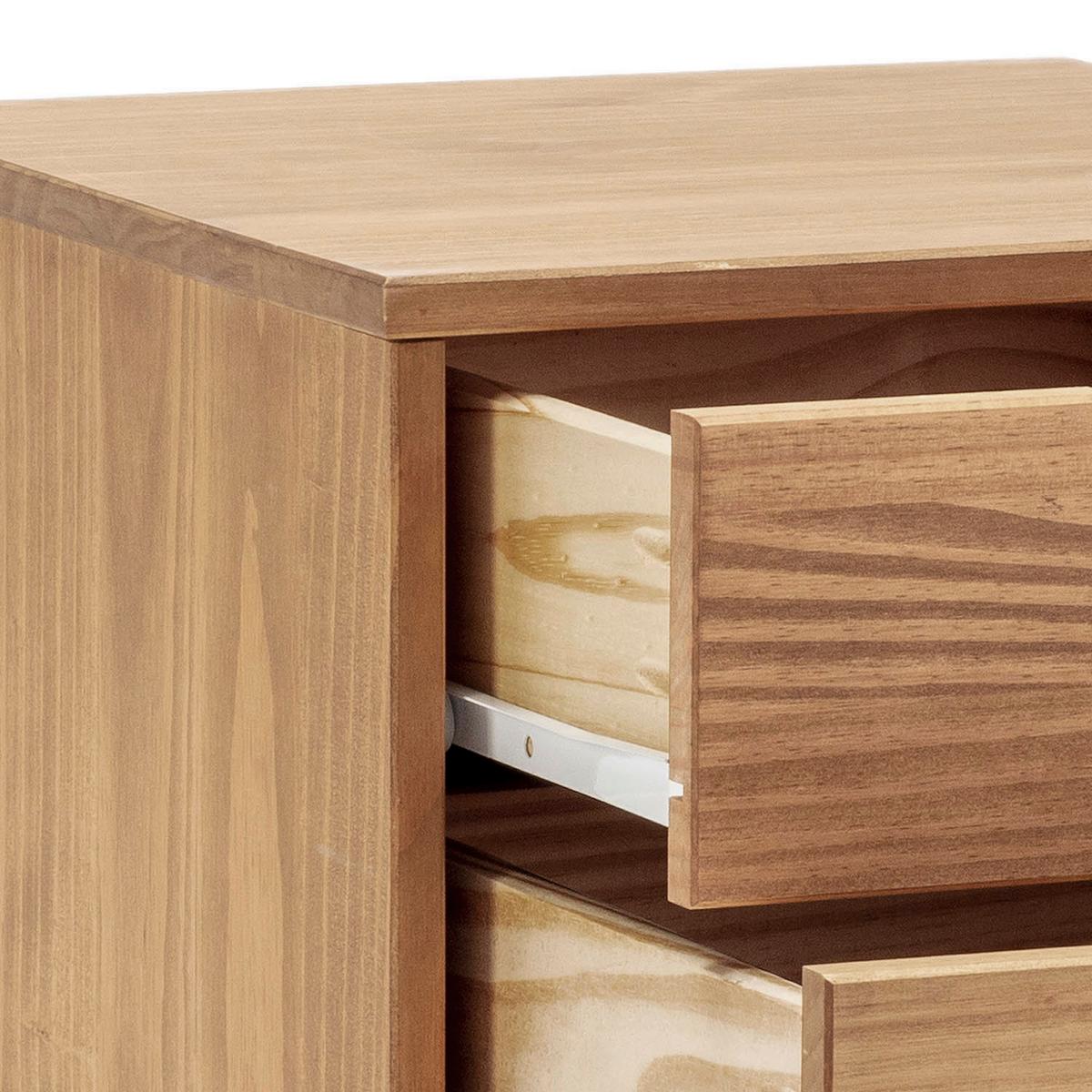 KOMMODE 80/82/40 Bali - Wildeiche, Holz (80/82/40cm)