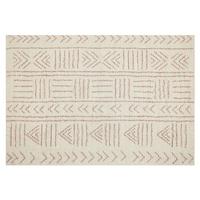 KURZFLOR-TEPPICH Edirne 200/140 cm - Beige, Textil (140/200cm) - Beliani