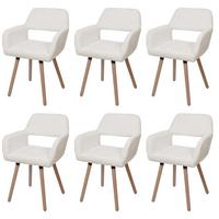 ESSZIMMERSTUHL Cremeweiß - Creme/Weiß, Textil (56/80/53cm) - MCW