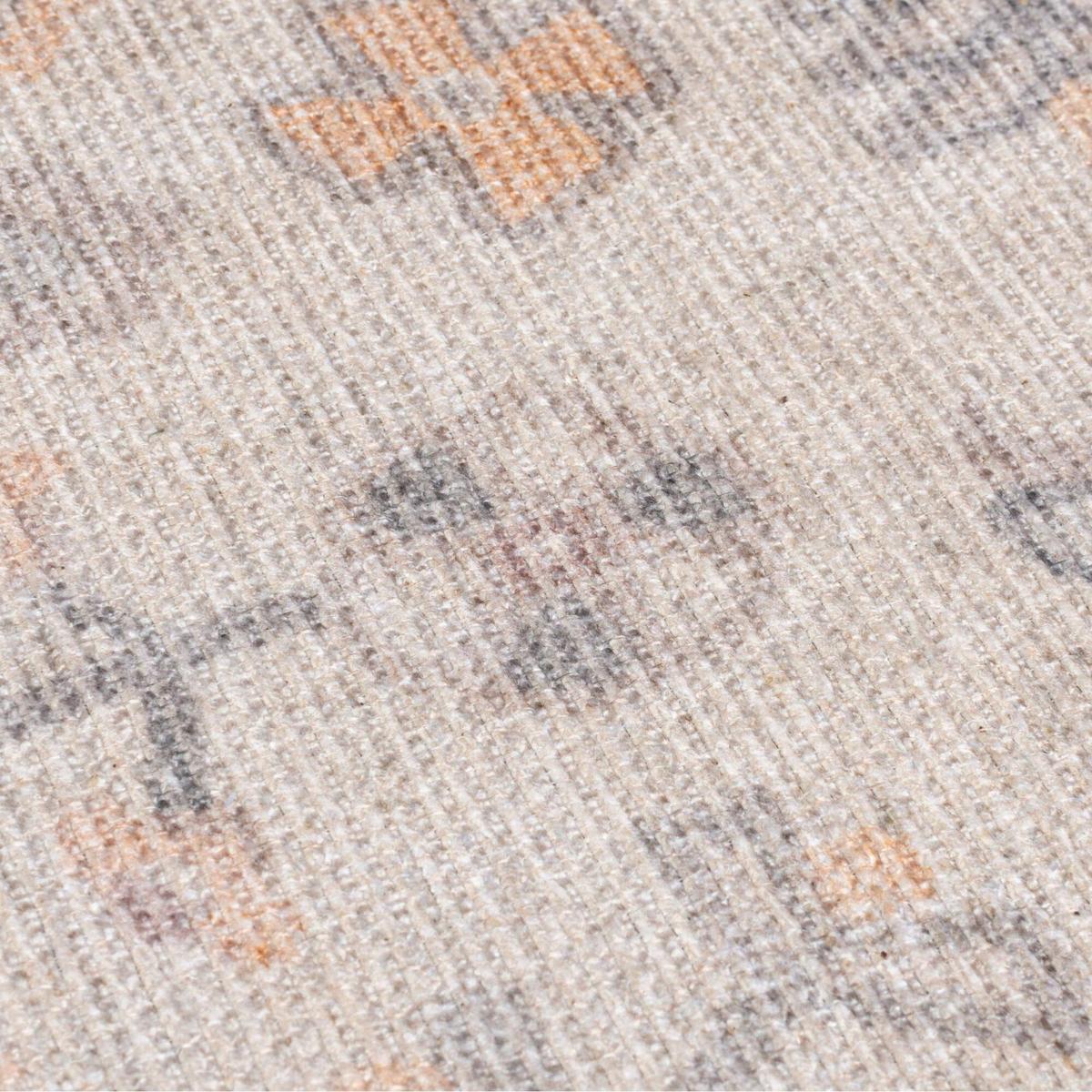 TEPPICH Waschbar HURST, orientalisch mit Medaillon, Beige, 190 x 290 cm - Beige, Textil (290/190cm) - KADIMA DESIGN