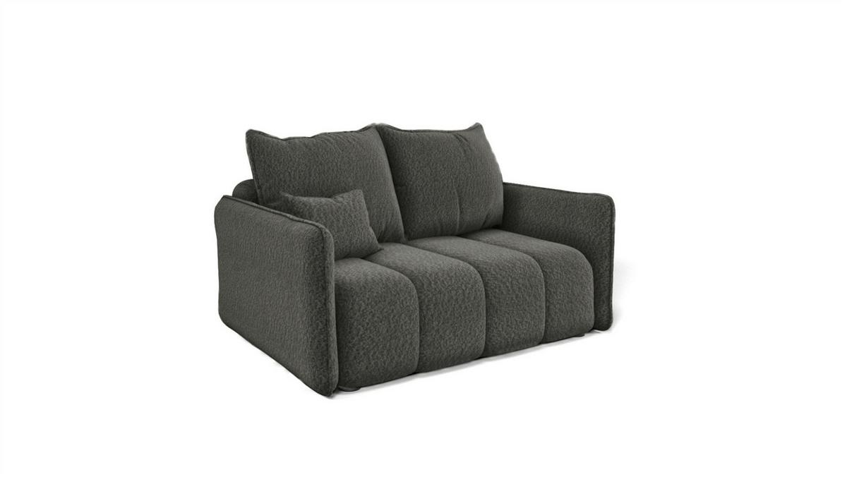 SOFASET Morgano 3-2-1 - Anthrazit, Holzwerkstoff/Textil (216/86/102cm) - Fun Möbel