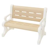 KINDERSITZBANK aus Kunststoff Braun-Weiß 81,5x59,5x48 cm - Braun/Weiß, Kunststoff (81.5/59.5/48cm) - Joyz