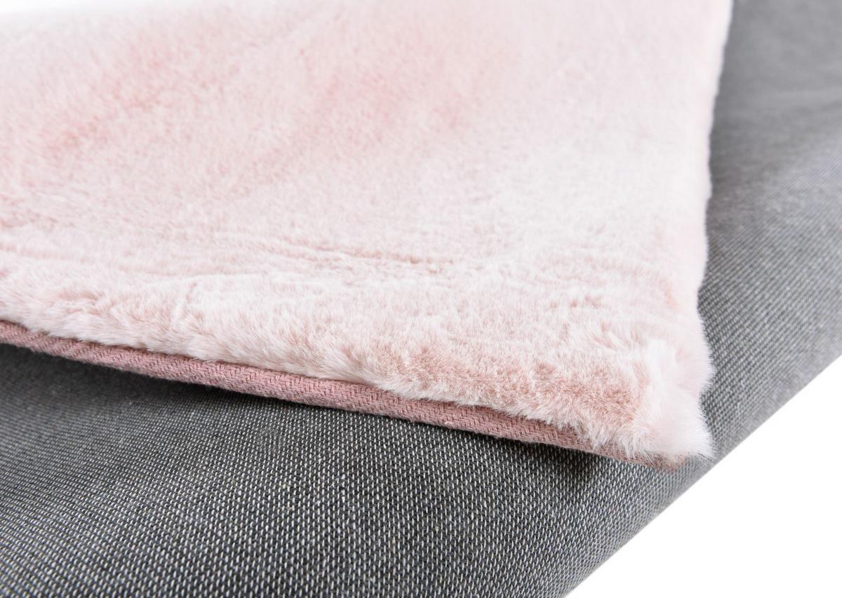 KUNSTFELLTEPPICH Chiara 60x135 cm - Rosa, Textil (60/135cm) - Gino Falcone