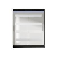 SCHWEBETÜRENSCHRANK Westa XIII, mit RGB LED Beleuchtung - Silberfarben/Multicolor, Holzwerkstoff/Metall (150/200/58cm) - MIRJAN24