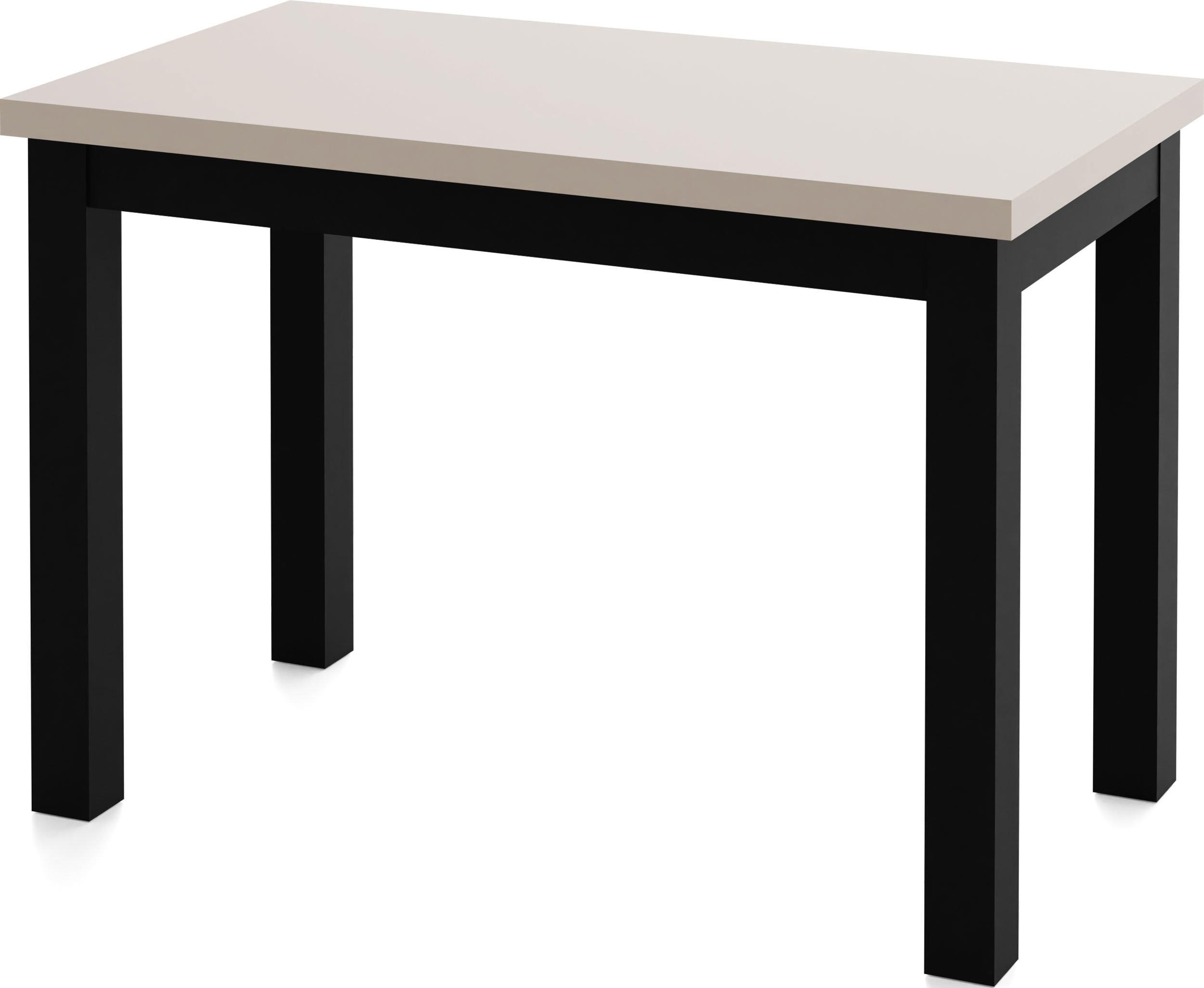 ESSTISCH Arden rechteckig, Grau Beige Kaschmir 100/60/73 cm - Kaschmir/Beige, Holz/Holzwerkstoff (60/100/73cm) - WFL GROUP