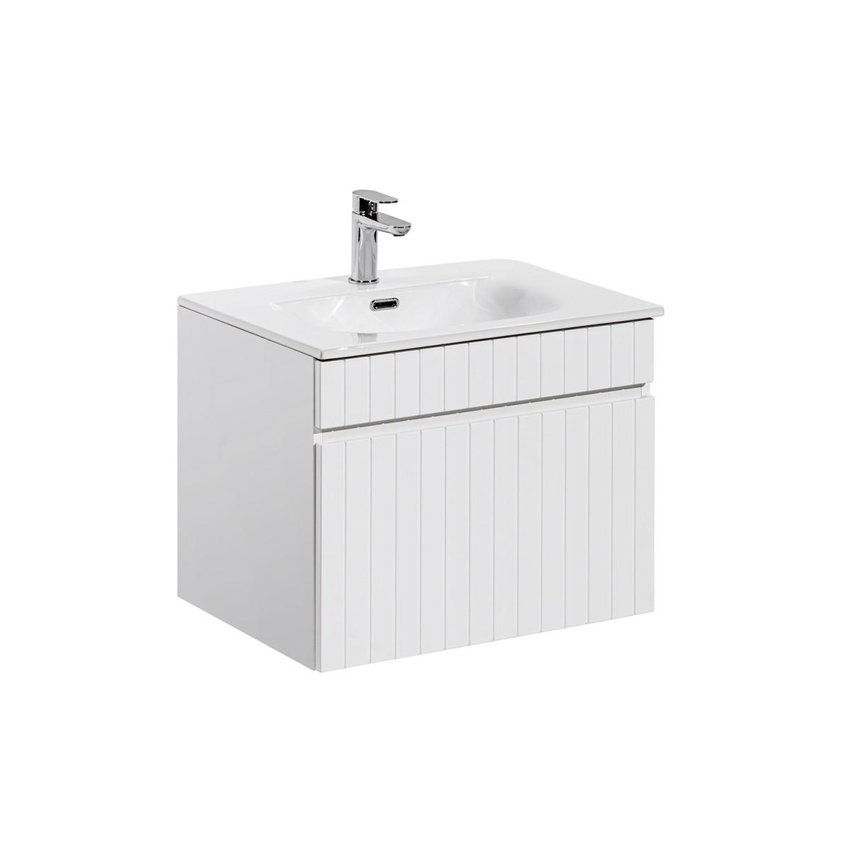 WASCHTISCH 60cm Zelie Weiß - Weiß, Holzwerkstoff (60/46/45cm) - Petits-meubles