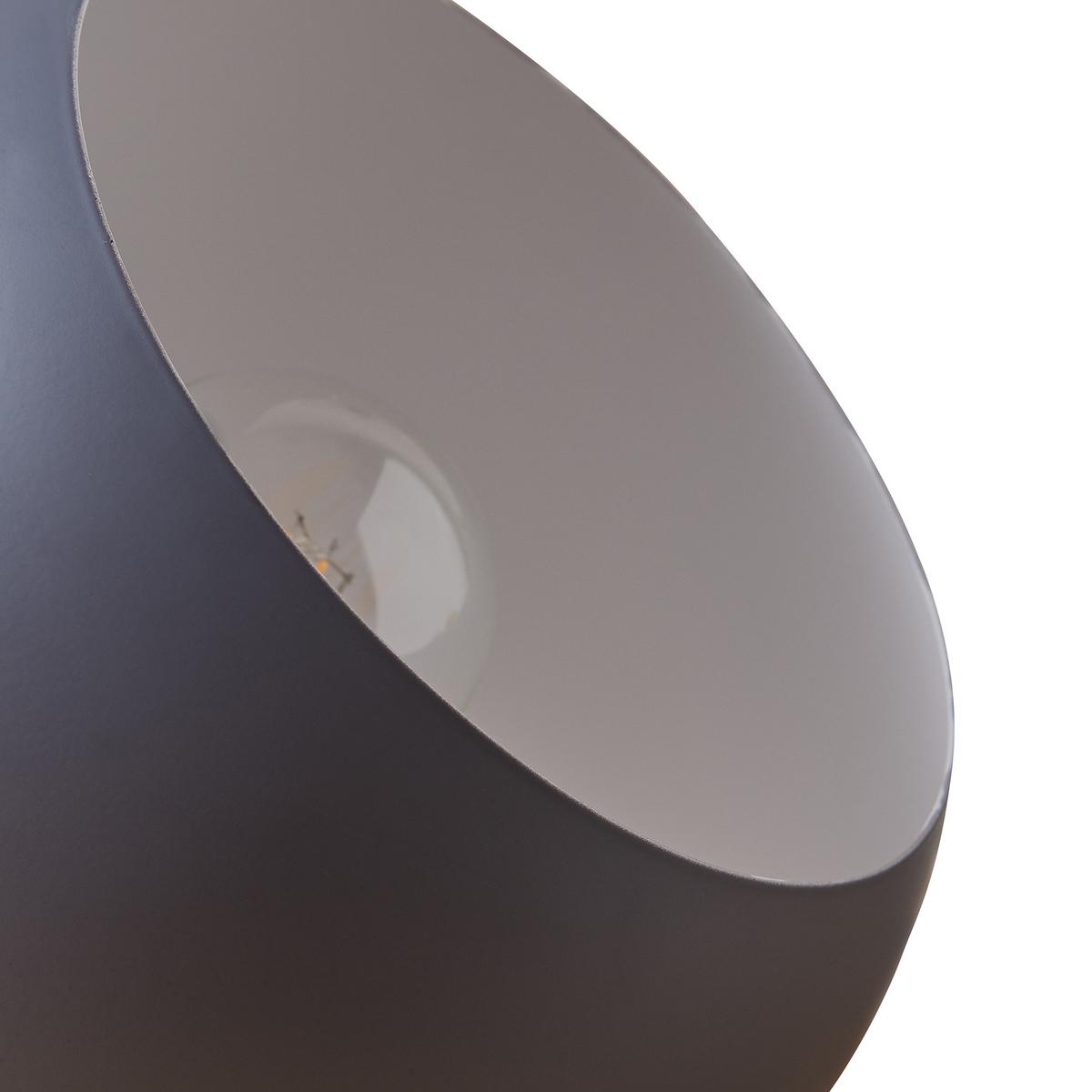 TISCHLEUCHTE Lukkodso - Grau, Metall (20/20/20cm) - lux.pro