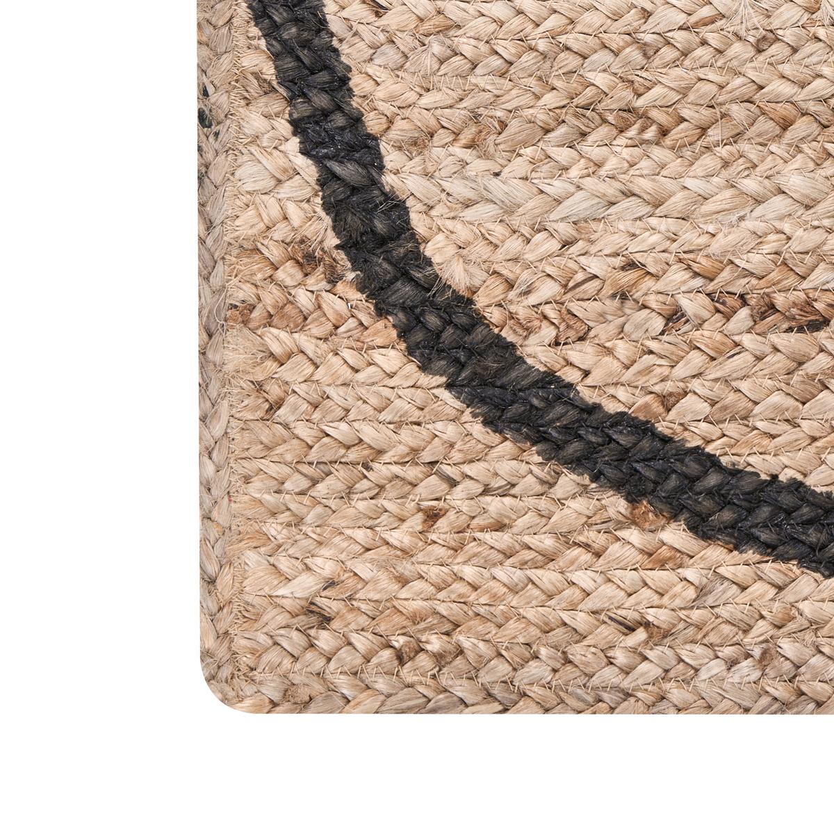 TEPPICH Beige 160/230 cm Jute Ghota - Beige, Textil (160/230cm) - Beliani