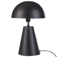 TISCHLEUCHTE Schwarz Palmiet - Schwarz, Metall (31/31/48cm) - Beliani