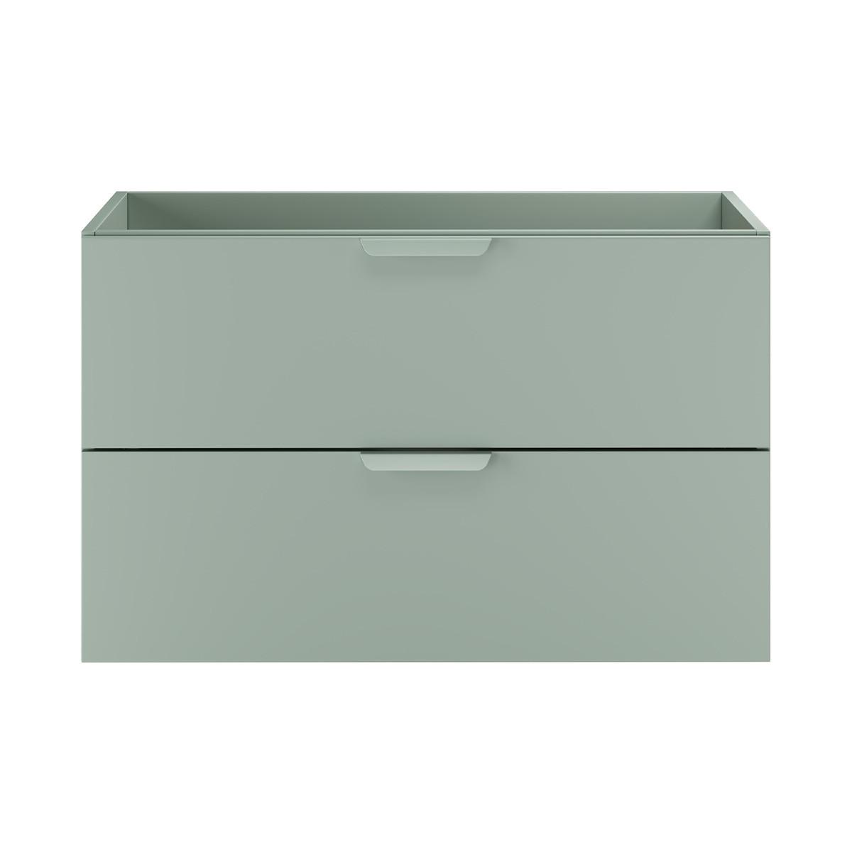 WASCHTISCHUNTERSCHRANK 80cm Oria Grün - Grün, Holzwerkstoff (80/50/45.5cm) - Petits-meubles