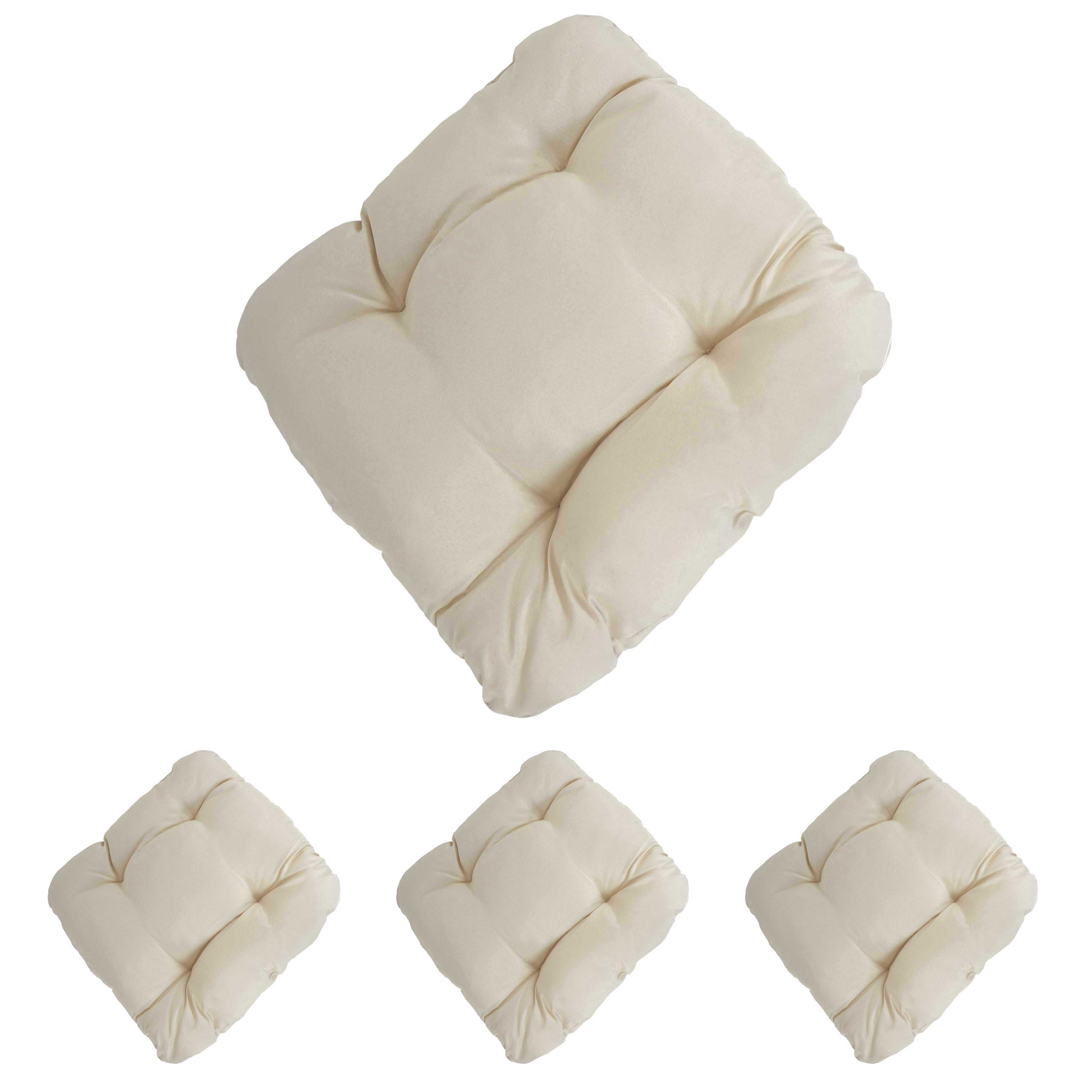 SITZKISSEN MILANO eckig Beige - Beige, Textil (8/38/41cm) - MCW